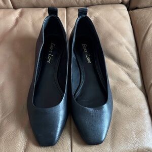 Essex Lane Black Square-Toe Flats